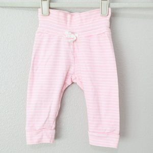 Gymboree Baby Girl Pink with White Striped Leggings Size 6-12 months